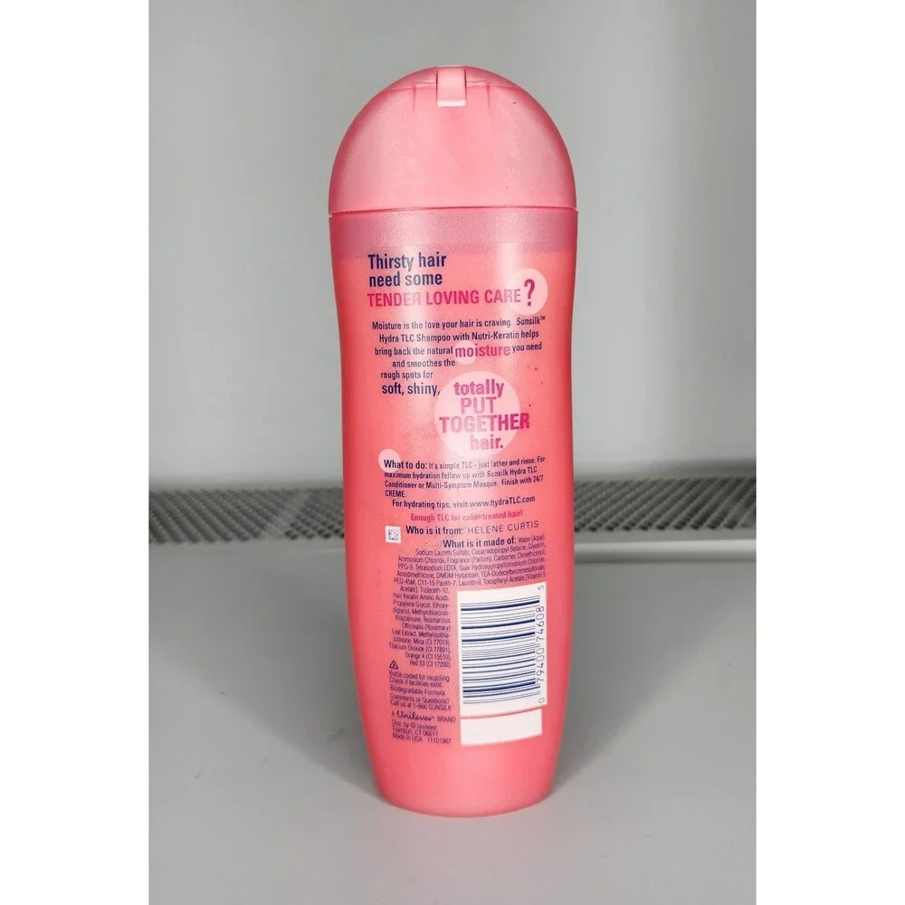 Sunsilk Hydra TLC Shampoo w/ Nutri-Keratin for Thirsty Hair 12oz Rare NOS New!